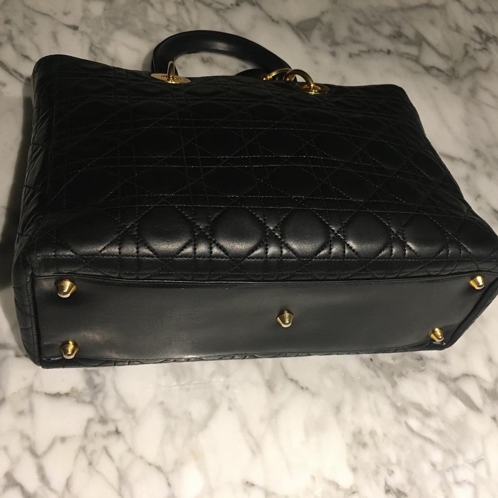 CHRISTIAN DIOR Lady Dior bag vintage - Picture 5 of 8